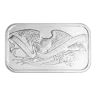 1 oz SilverTowne Retro Eagle Silver Bar (New)