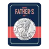 2026 1 oz American Silver Eagle Coin (BU, Father's Day Card)