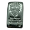 5 oz 999 Pure Silver Sugar Skull Bar By HayleyBug Mint Serialized