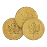 1 oz Gold Maple Leaf Coin (Random Year, Abrasions)