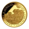 1/25 oz Somalia Elephant Gold Coin