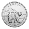 2011 Canadian 1 oz .9999 Fine Silver Grizzly Bear Coin Wildlife Series BU