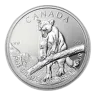 2012 Canadian 1 oz .999 Fine Silver Cougar Coin Wildlife Series BU