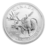 2012 Canadian Silver Moose 1 oz .9999 Fine Coin Wildlife Series BU
