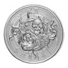 1 oz Silver Round - Gemini (Zombie Zodiacs)