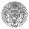 Scottsdale Mint 2oz Lion Stacker Silver Round