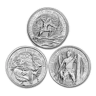 Great Britain 1 oz Silver Myths and Legends (Random, Abrasions)