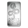 10 oz Silver Bar - OPM (2013 Year of the Snake)