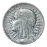 Poland: "Head of a Woman" Jadwiga 5 zloty Silver Random Year