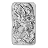 Pre-Owned 2021 Australian Dragon Rectangular 1oz Silver Coin - VAT Free
