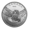 1 Oz Great Horned Owl Silver Coin : Birds Of Prey Series 2015
