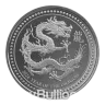 1/2 oz 99.9% Silver Samoa Year Of The Dragon Proof Like Coin 2024