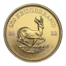 1/10 OZ Krugerrand Gold Coin ( Random years )