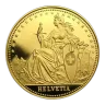 Swiss Helvetia 1/4 oz Gold Round