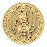 Pre-Owned 2019 UK Queen's Beasts Yale of Beaufort 1oz Gold Coin