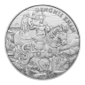 1-oz Genghis Khan Design .999 Fine Silver Round