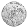 1-oz Eric Bloodaxe Design .999 Fine Silver Round
