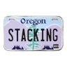 Oregon License Plate - Stacking Across America 1oz Silver Bar