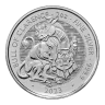 2023 2 oz British Silver Tudor Beasts Bull of Clarence