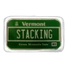 Vermont License Plate - Stacking Across America 1oz Silver Bar