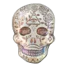 2 oz .999 Fine Silver Sugar Skull - Day of the Dead - Third Eye