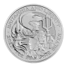 Pre-Owned UK Britannia and Liberty 1oz Silver Coin - Mixed Dates - VAT Free