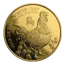 Pre-Owned 2017 UK Lunar Rooster 1oz Gold Coin