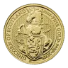 Pre-Owned 2018 UK Queen's Beasts The Unicorn Of Scotland 1/4oz Gold Coin