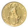 Pre-Owned 2019 UK Queen's Beasts The Yale of Beaufort 1/4oz Gold Coin