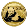 Pre-Owned Chinese Panda 1/20oz Gold Coin - Mixed Dates