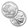 1 OZ SILVER ROUND BUFFALO