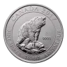 1.5 oz RCM Silver Grizzly Bear- 2017