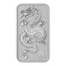 1 oz Perth Mint Lunar Dragon Silver Bar .9999 Fine