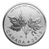 1/2 oz Pure Silver Coin - Maple Leaves (2018)