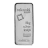 1 Kilogram Cast Silver Bar - Valcambi Suisse - 1 Kg Silver Bar (Cast) - .999 Ag