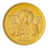 2003 Gold Royal Cherub 1 Ounce Uncirculated Coin Elizabeth II Gibraltar
