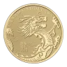 2012 $5 Canadian Year of the Dragon Gold 1/10th