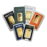 1 oz Gold Bar (Inc. Assay Card) (Circulated) - Various Brands