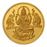 10 Grams Goddess Laxmi Gold Coin