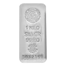1 kg Silver Bars (Circulated) - Al Etihad Refinery Dubai