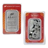 1 Oz Lunar Snake Silver Bar (Inc Assay Card) - Asahi Refining
