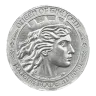 Boudicca Britain's Warrior Queen 1oz Silver Round