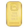 100g ABC Cast Bar Gold Bar
