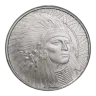1 oz Buffalo Warrior Silver Round