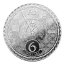 2020 $6 Chronos 1oz .9999 Silver BU Coin