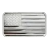 5 Troy oz American Flag .999 Fine Silver Bar Sealed
