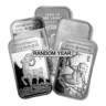 1 oz Silver Bar - APMEX (Lunar Series, Random Year)