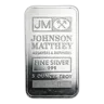 5 oz Silver Bar - Johnson Matthey (Pressed/JM logo)