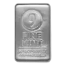 50 oz Cast-Poured Silver Bar - 9Fine Mint