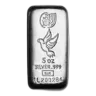 5 oz Silver Bar - Holy Land Mint (Dove of Peace, Cast-Poured)
